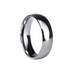 Halford: fede nuziale in tantalio comfort da 6 mm a cupola leggera