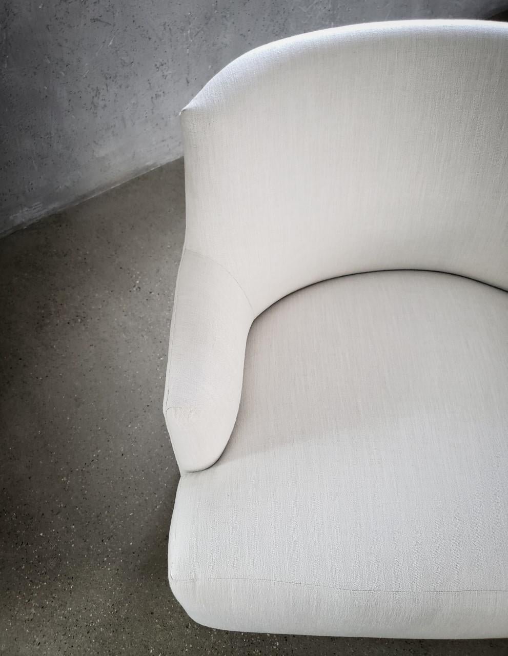 Modern Hamptons Custom Club Chair by Michael Del Piero  For Sale