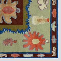 The Hand Knotted Gem Rug (3x4m), Made in India by Sister, wool and bamboo silk