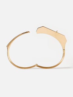 Handcuff with a Line of Diamonds