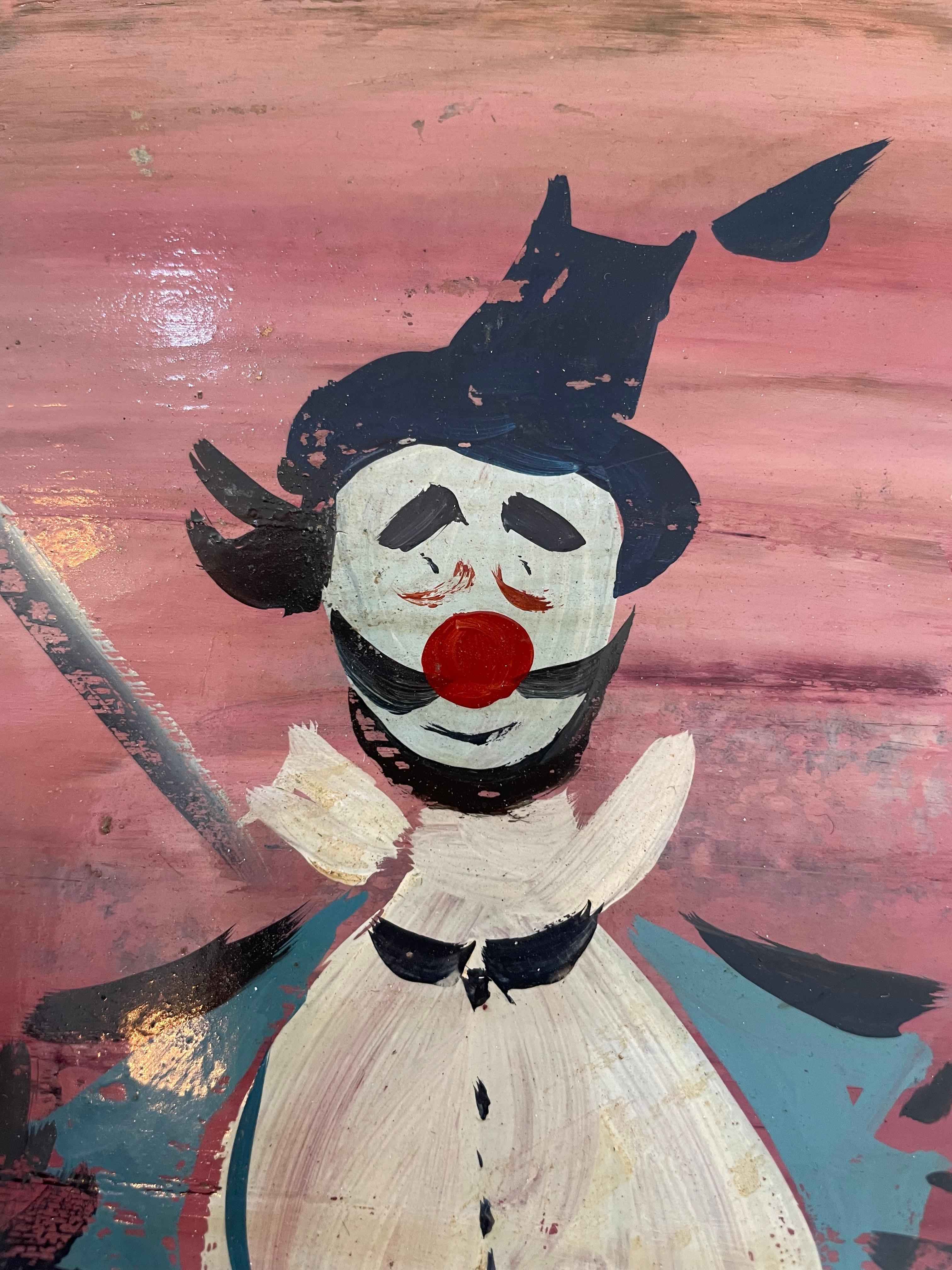 Happy Clown Painting by Charles Levier For Sale 6