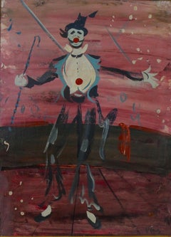 Peinture de Clown Happy Clown de Charles Levier