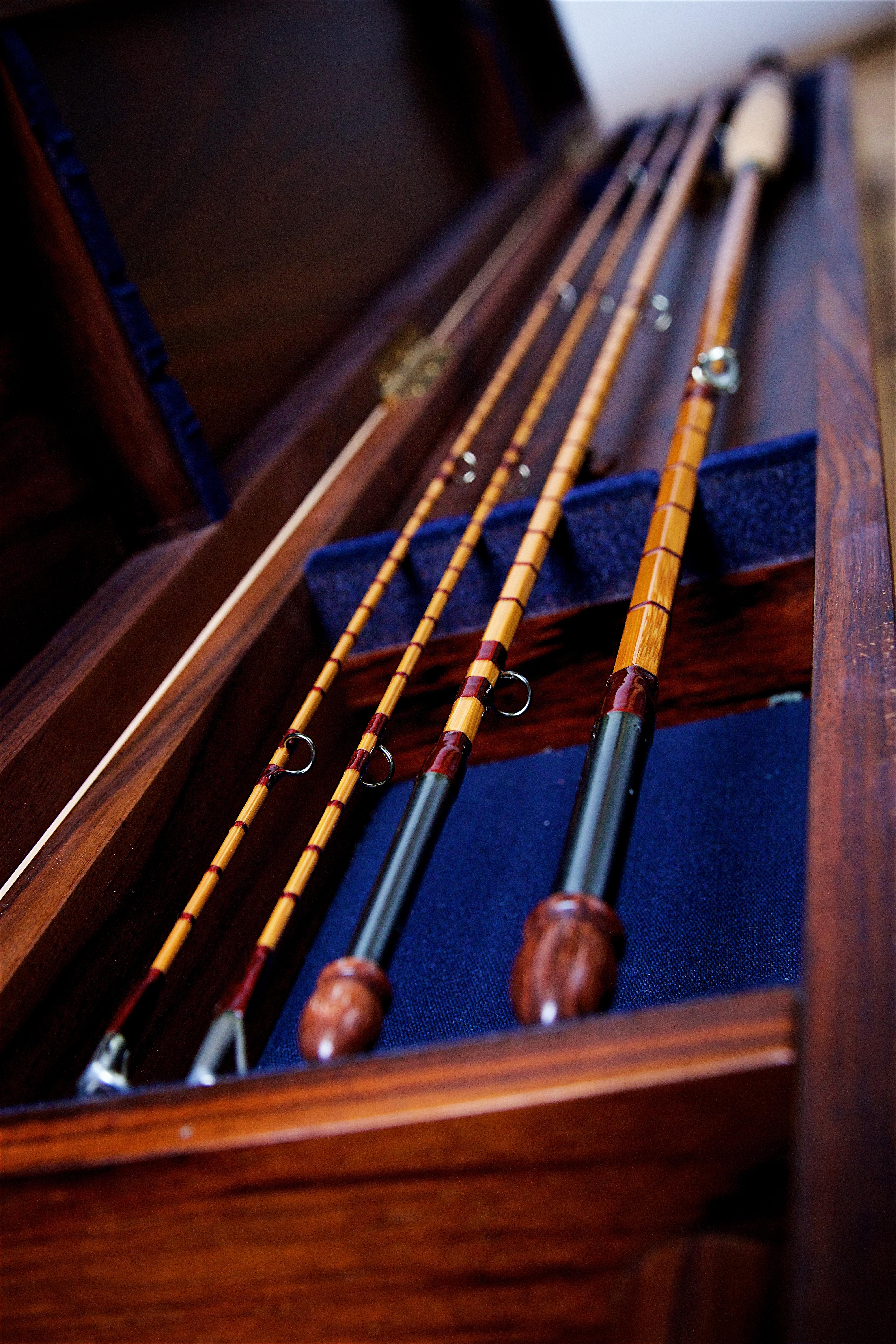 Blackened Hardy “Pall Mall Centenary” Rod and Reel Set For Sale