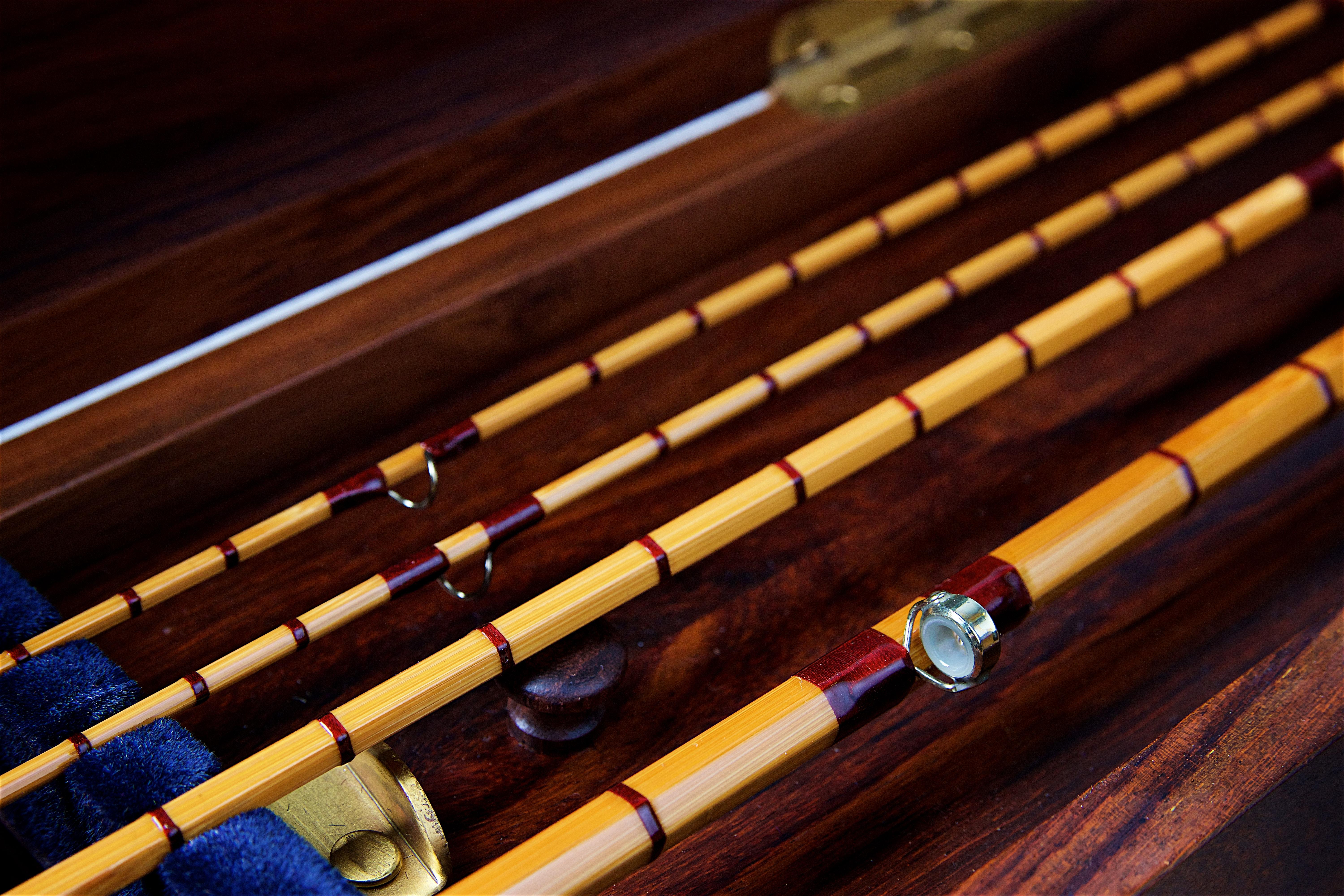 Bamboo Hardy “Pall Mall Centenary” Rod and Reel Set For Sale