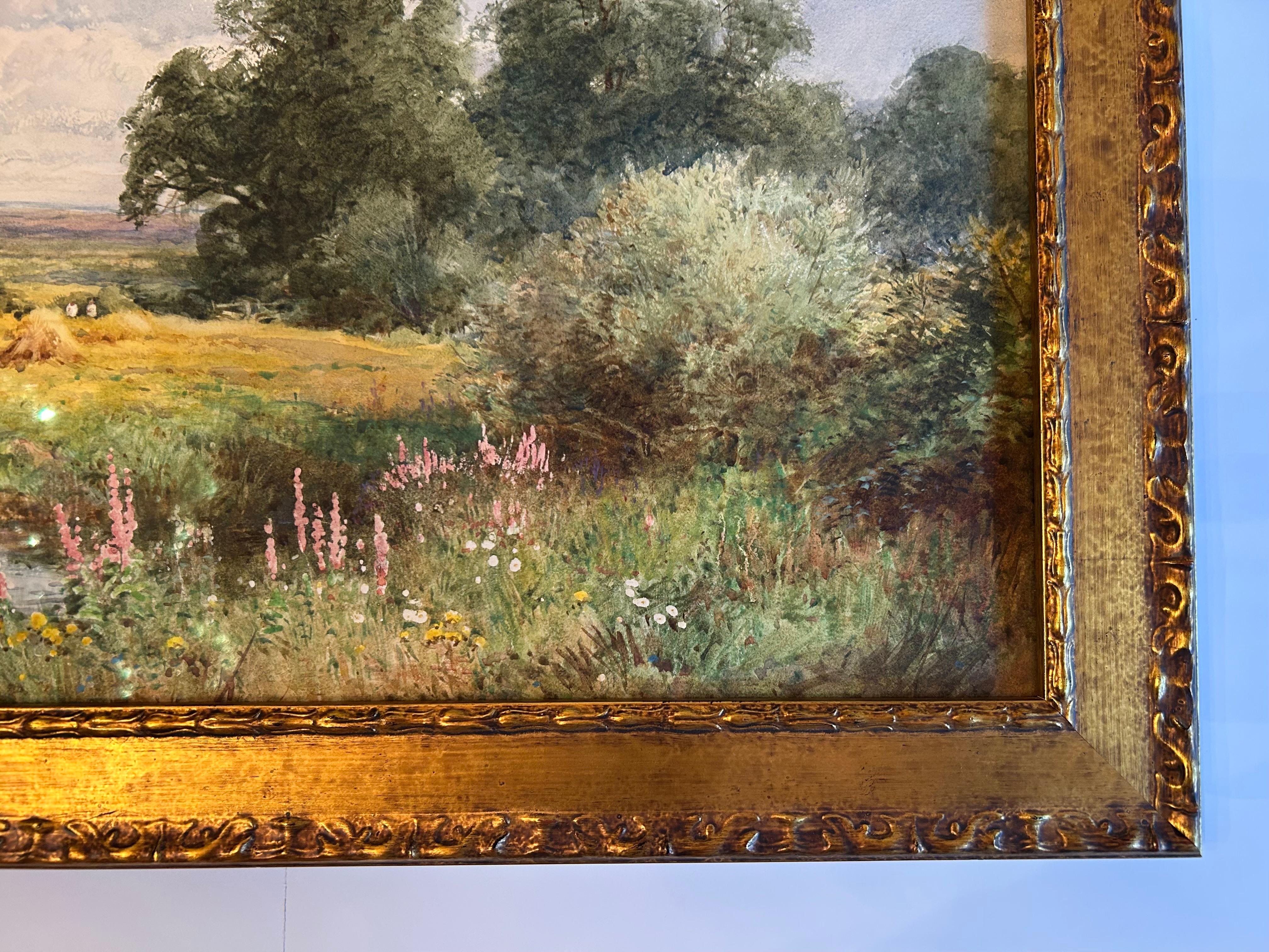 Die Ernte, Henry J. S. Stannard, Brite, 1870-1951 (Handbemalt) im Angebot