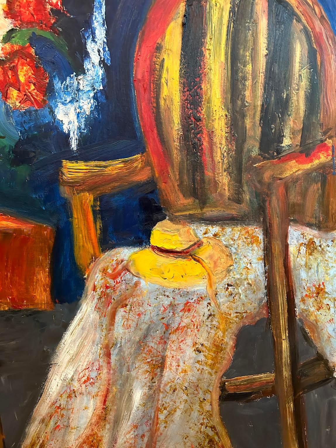 Belge Le chapeau sur la chaise, huile sur toile, Paul Permeke 1918-1990 en vente