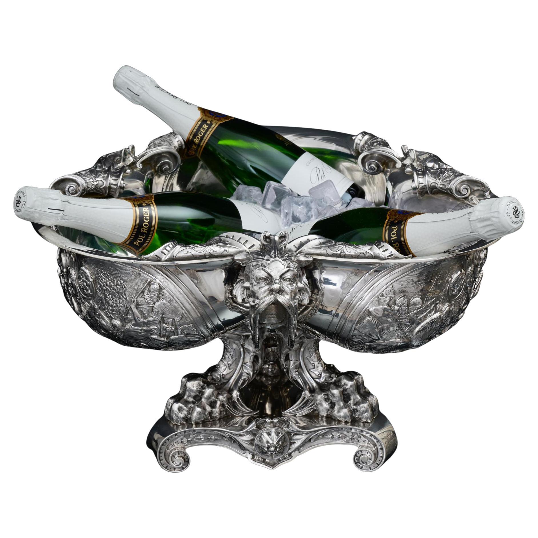 The Helenic Bowl, antique silver, by Charles Frederick Hancock