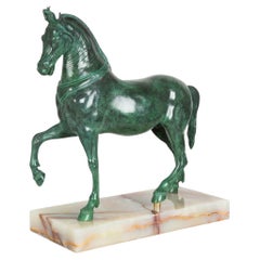 Antique The Herculaneum Quadriga Horse "Cavallo Mazzocchi" after Antiquity
