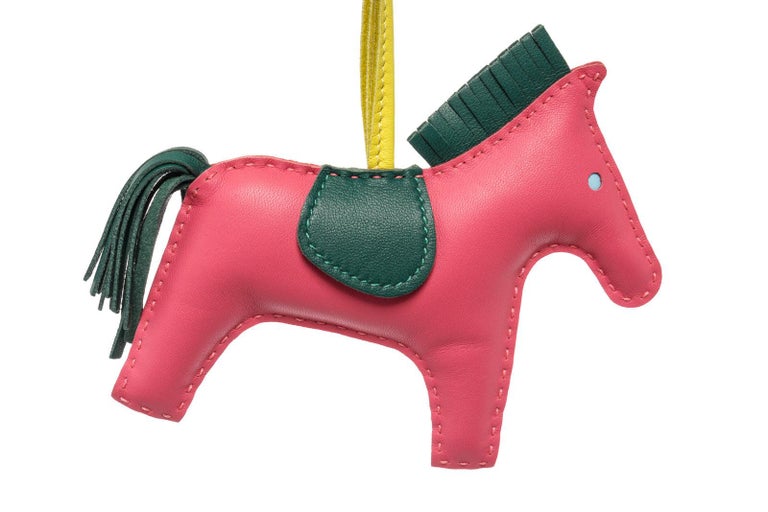 The Hermes Horse charm in Milo lambskin evokes beauty with its darling at 1stDibs