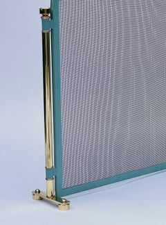 The Hernan Brass Fire Screen By Betzinger Designs