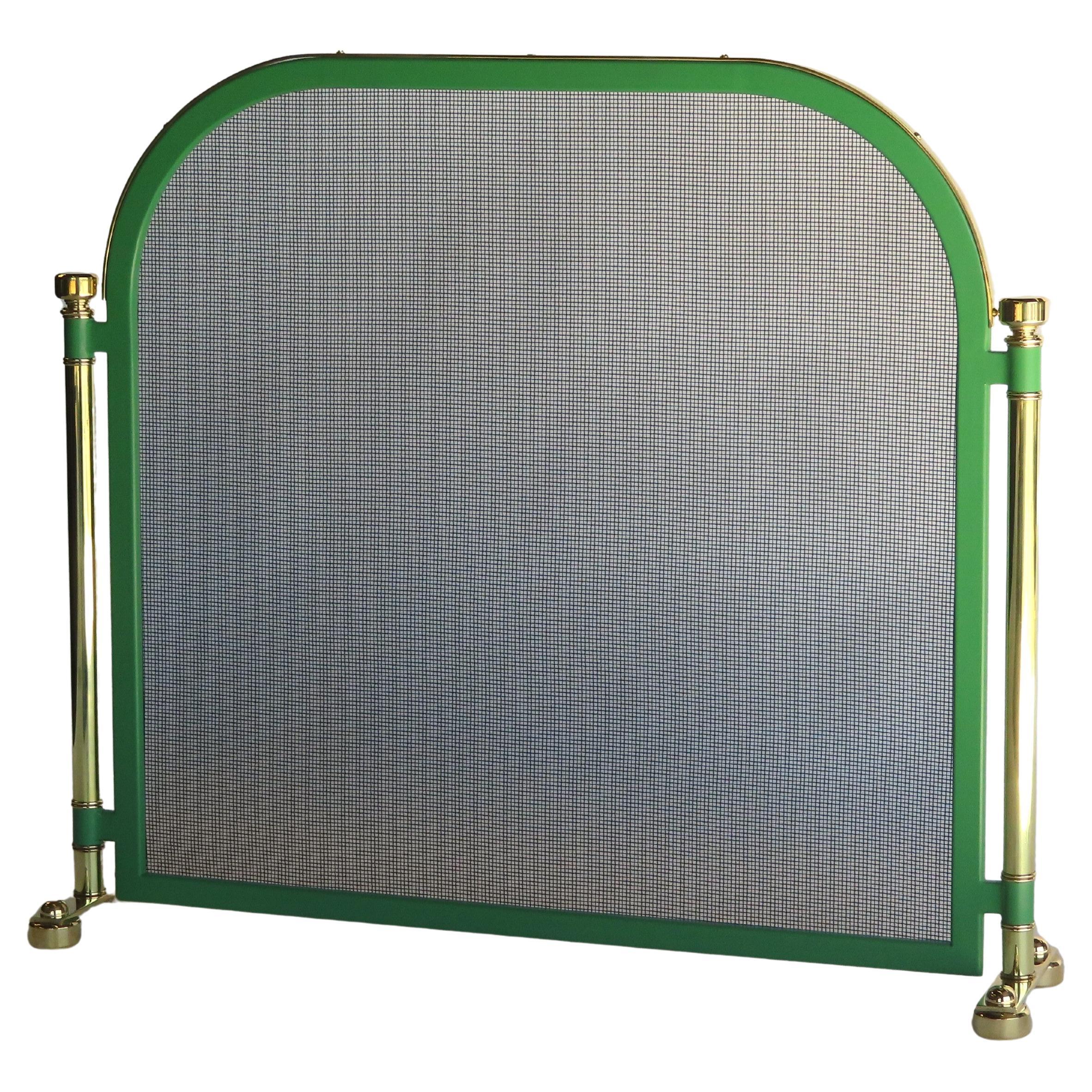 The Hernan Brass Fire Screen By Betzinger Designs