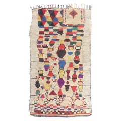 The High Atlas Legacy: A Vintage Azilal Moroccan Masterpiece of Tribal Elegance