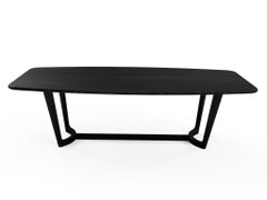 Modern Ebonized Ash Hilda Dining Table From The Signature Series by Pompous Fox