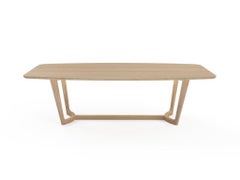 Modern White Oak Hilda Dining Table From The Signature Series by Pompous Fox