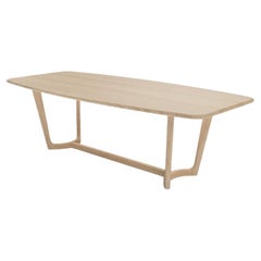 Modern White Oak Hilda Dining Table From The Signature Series by Pompous Fox