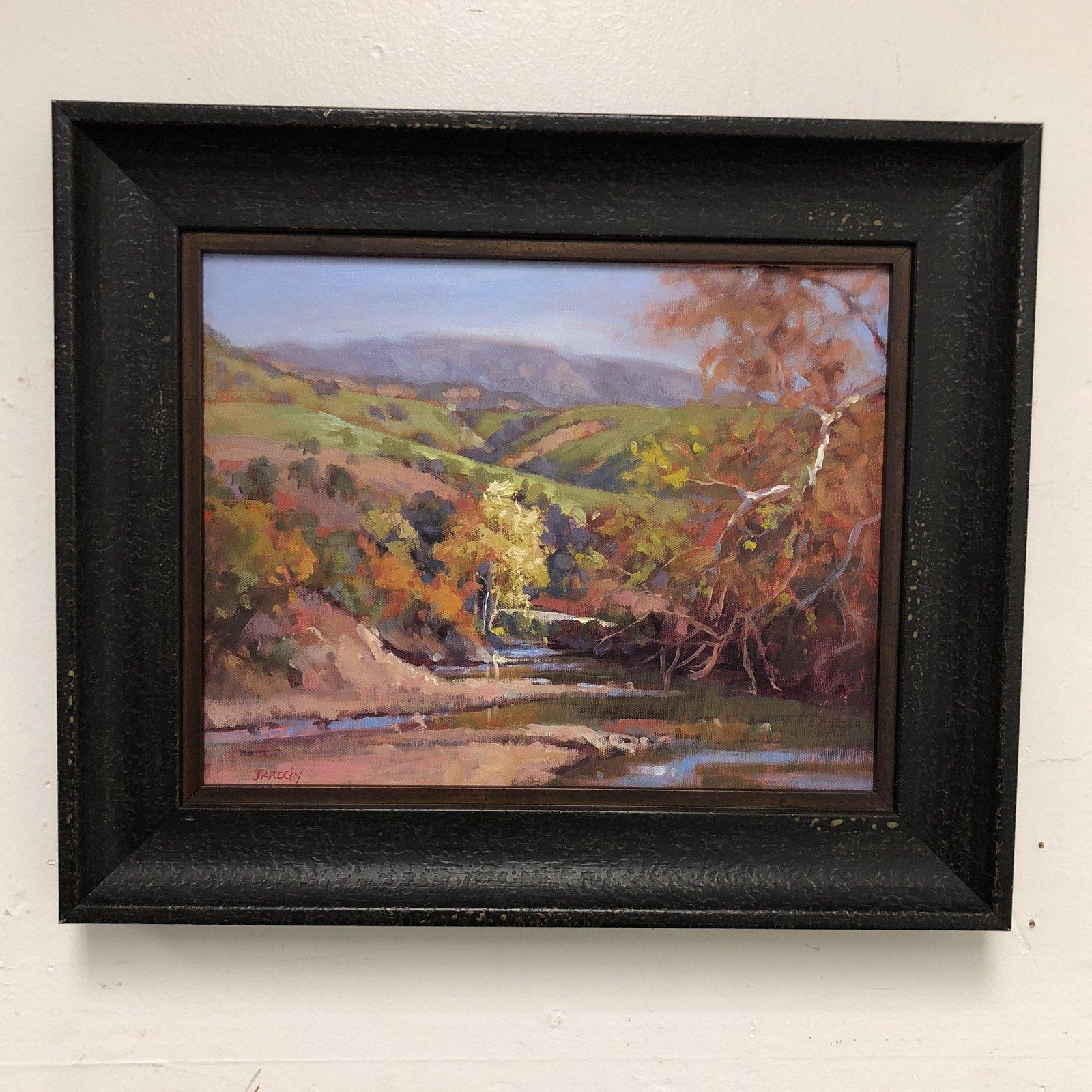 A original painting by Susan Jarecky. An oil on canvas scenery titled 