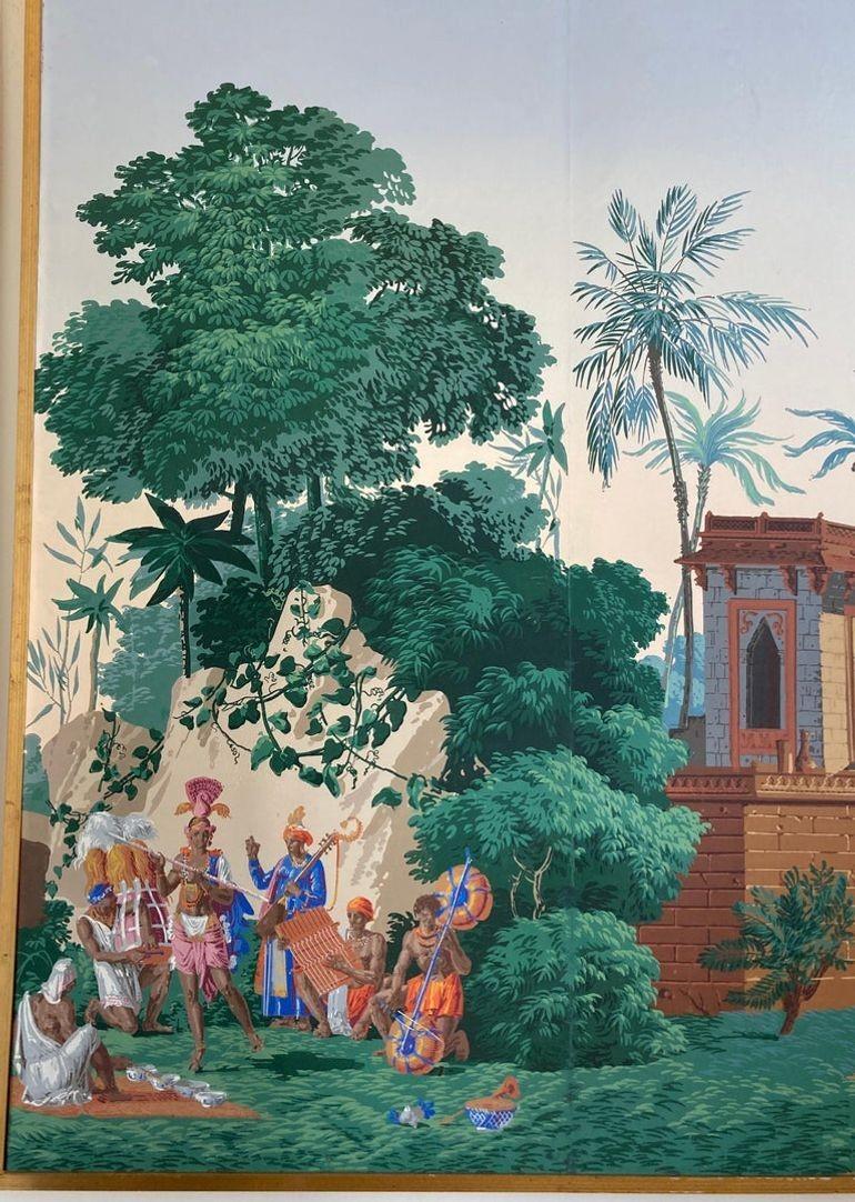 The Hindustan Panoramic Wallpaper Panels by Zuber & Cie. Rixhem, France 3