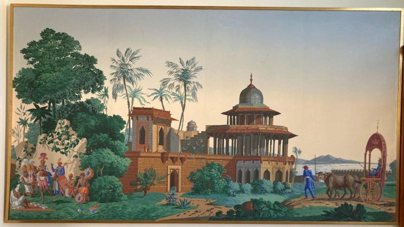 The Hindustan Panoramic Wallpaper Panels by Zuber & Cie. Rixhem, France 5