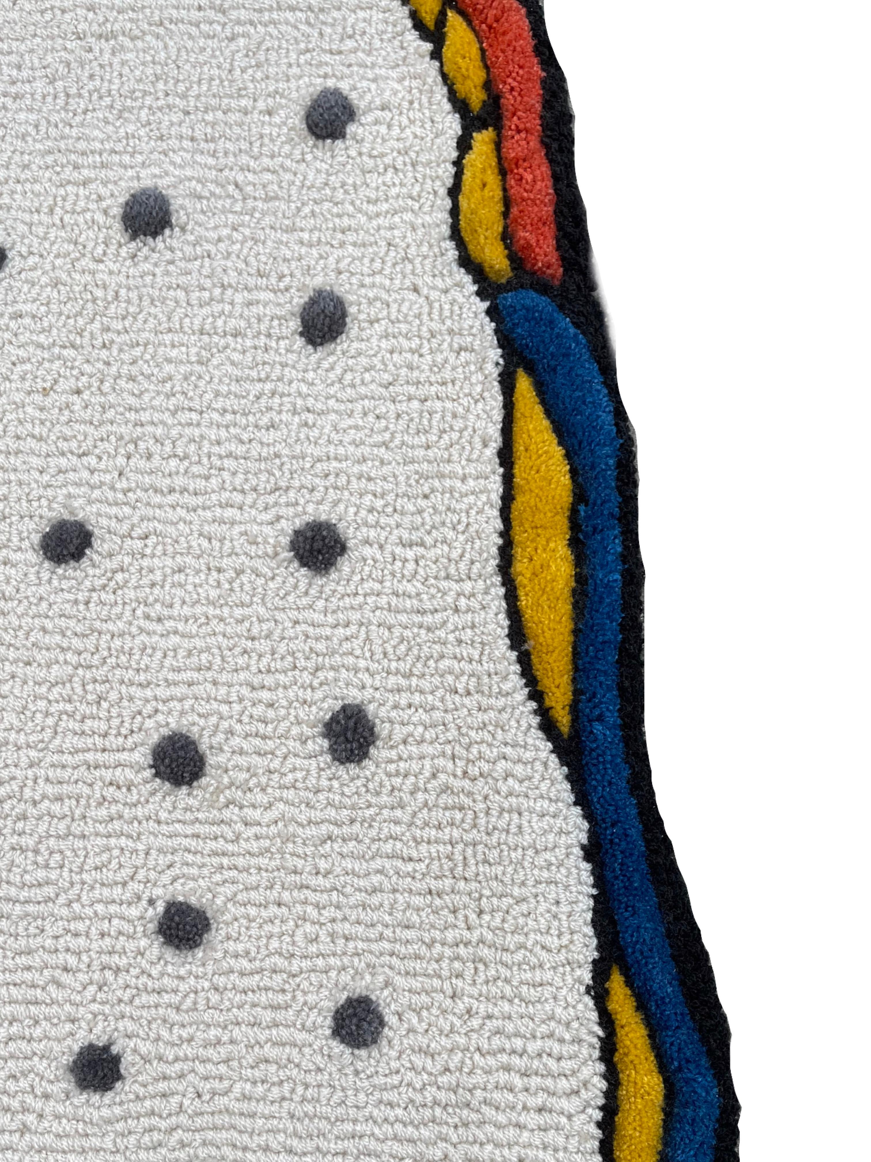 Tapis contemporain en laine touffeté à la main de forme irrégulière Histogram par RAG Home

Une réminiscence des nuages de barbe à papa et des arcs-en-ciel ; une interprétation de 