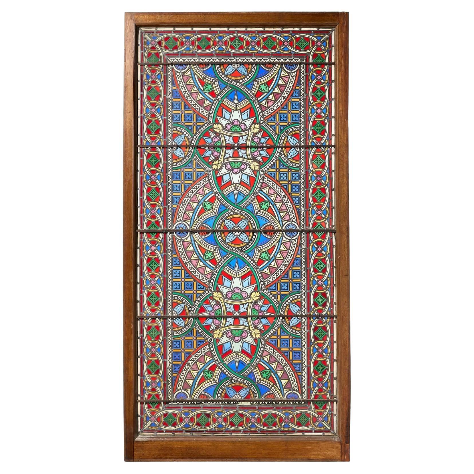 The Holkham Hall Stained Glass Window For Sale
