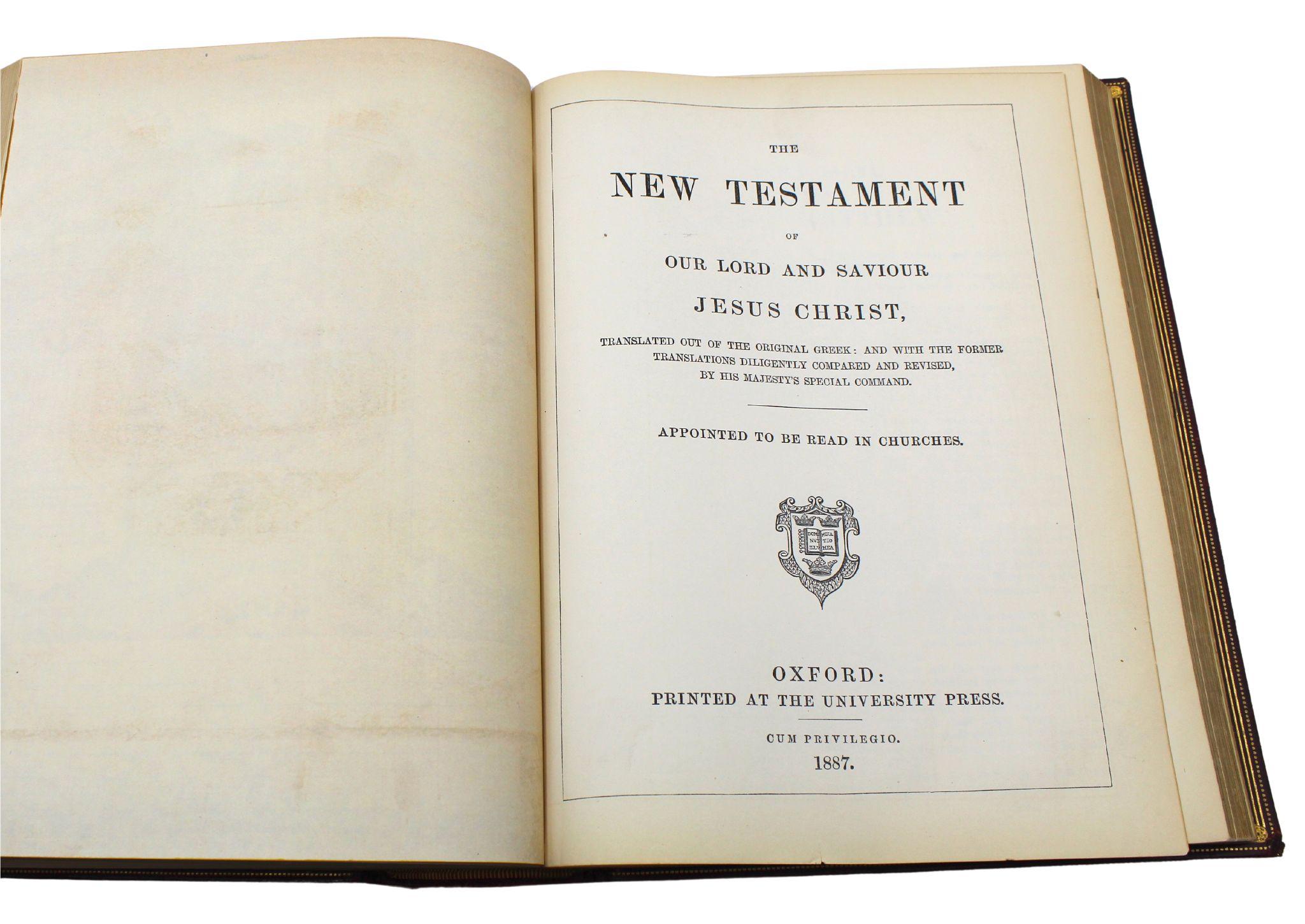 The Holy Bible, Containing the Old and New Testaments, 1887 For Sale 8
