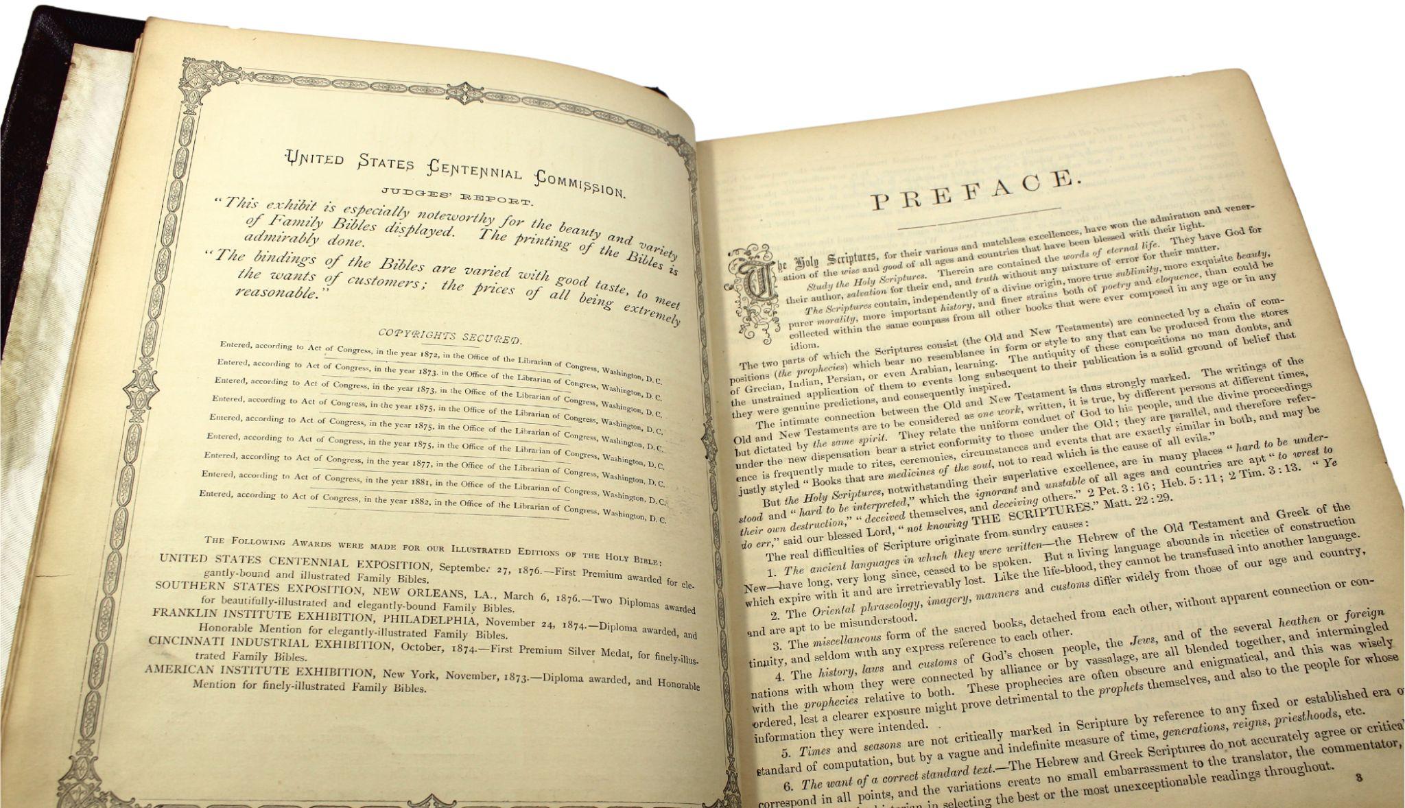 The Holy Bible, Containing the Old and New Testaments, Illustrated, 1882 1