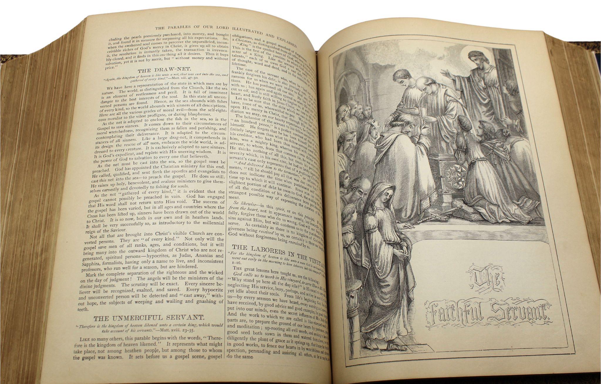 The Holy Bible, édition standard, Bible familiale illustrée, 1885 en vente 9