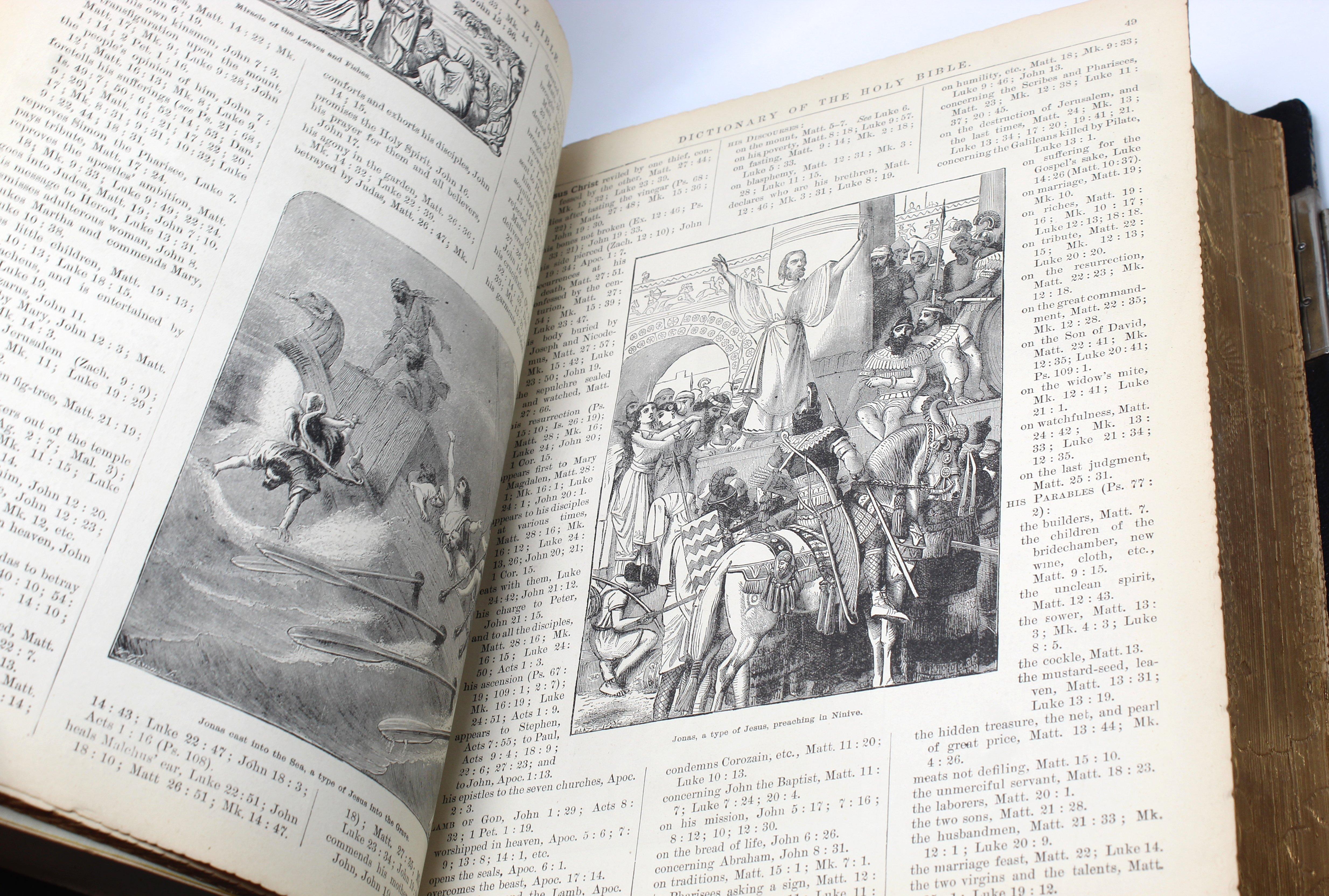 The Holy Bible, with Annotations by the Rev. Dr. Challoner, Illustrated, 1876 2