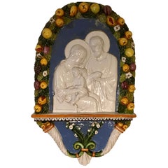 The Holy Family In Terracotta, Italy, circa 1900