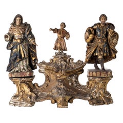 "The Holy Family" Sculpture, 18th Century