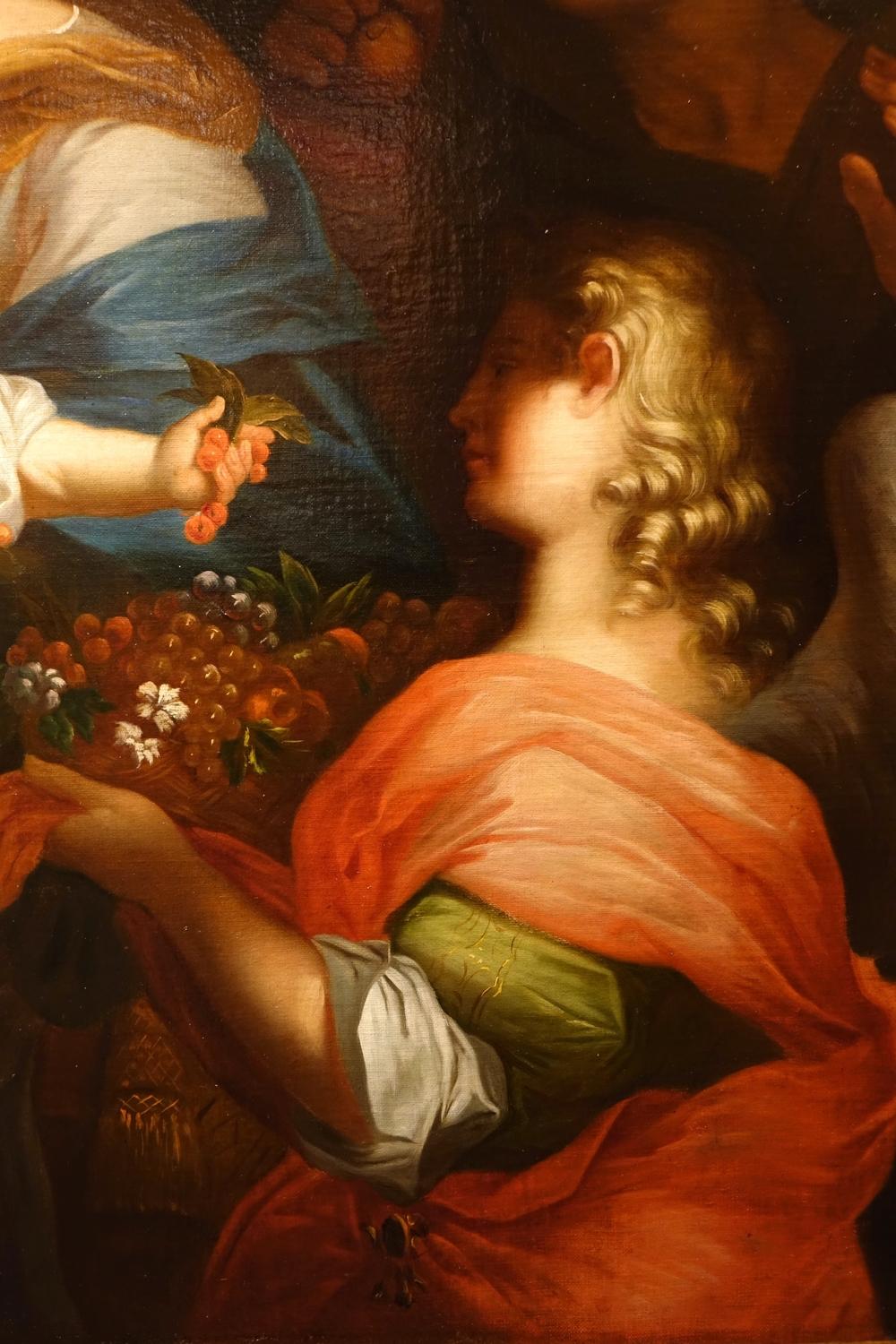 Holy Family with Saint Anne and Angel, 18th Century Italian School 2