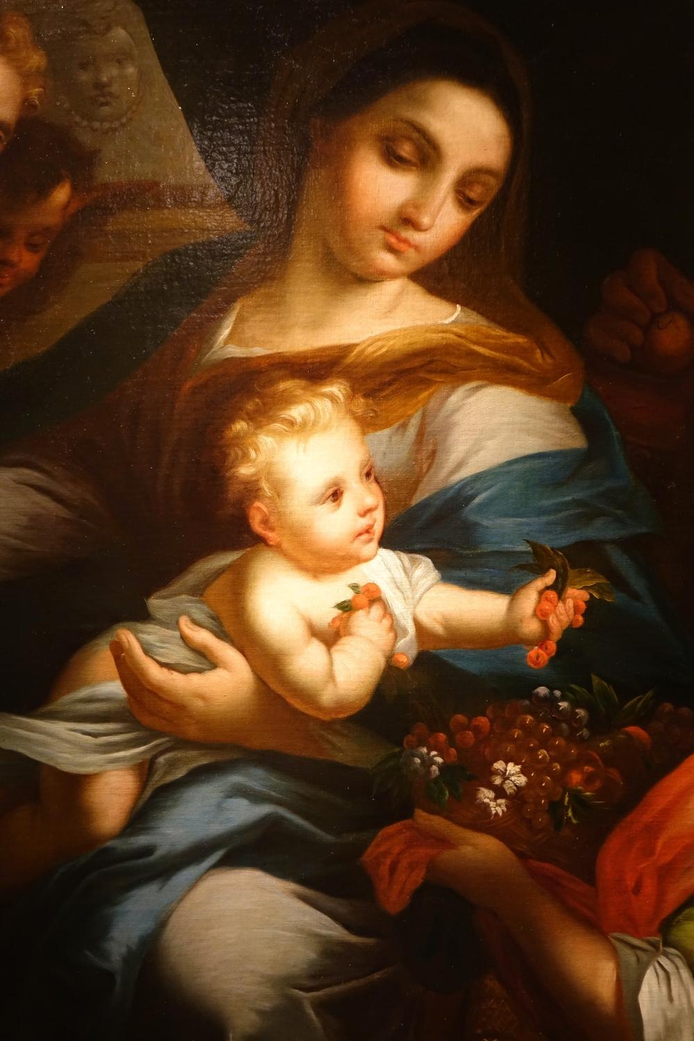 Holy Family with Saint Anne and Angel, 18th Century Italian School 3