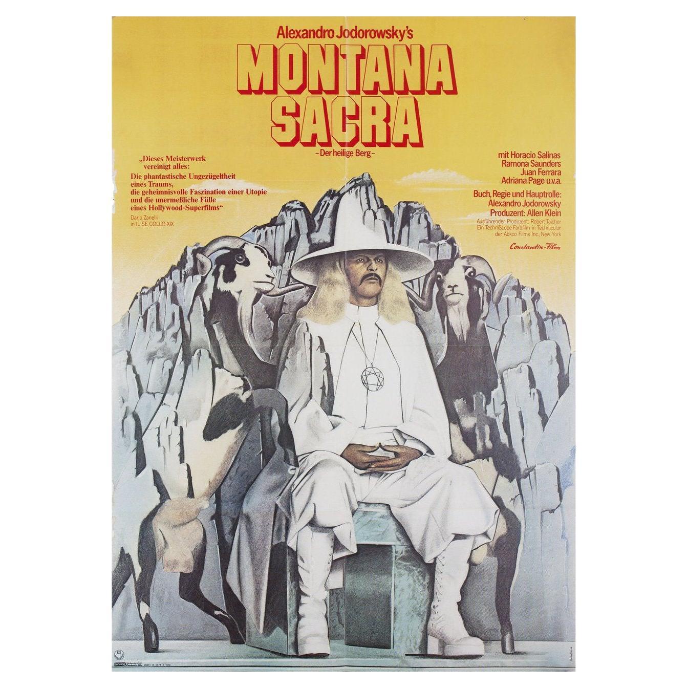 The Holy Mountain 1974 German A1 Film Poster