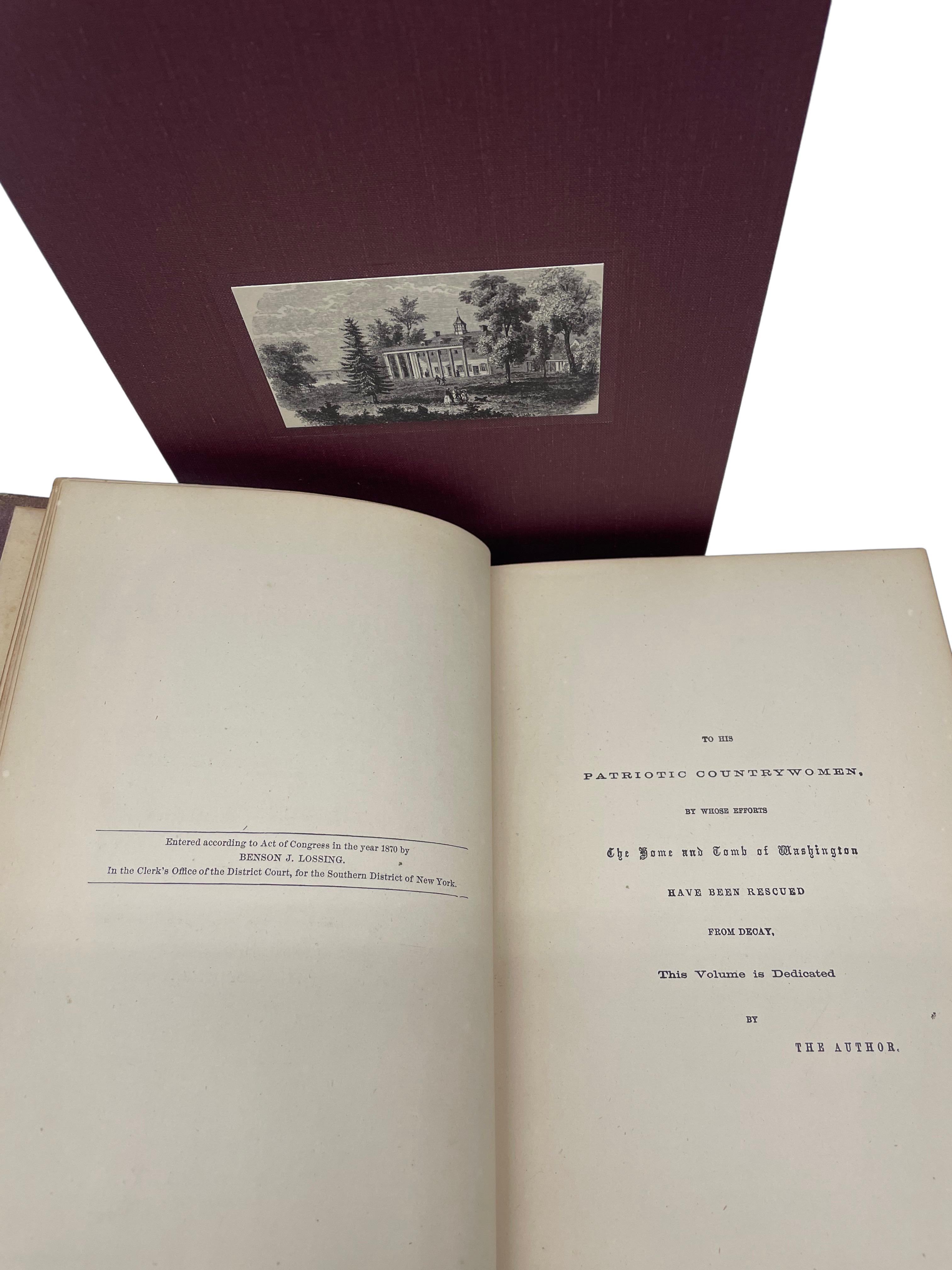 The Home of Washington by Benson J. Lossing, Early Edition, 1870 at 1stDibs