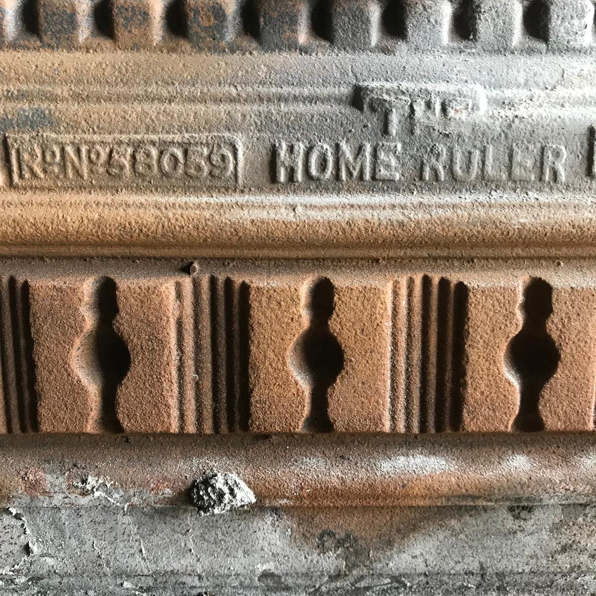 The Homeruler, a Restored Antique Mid-Victorian Cast Iron Fire Surround 4