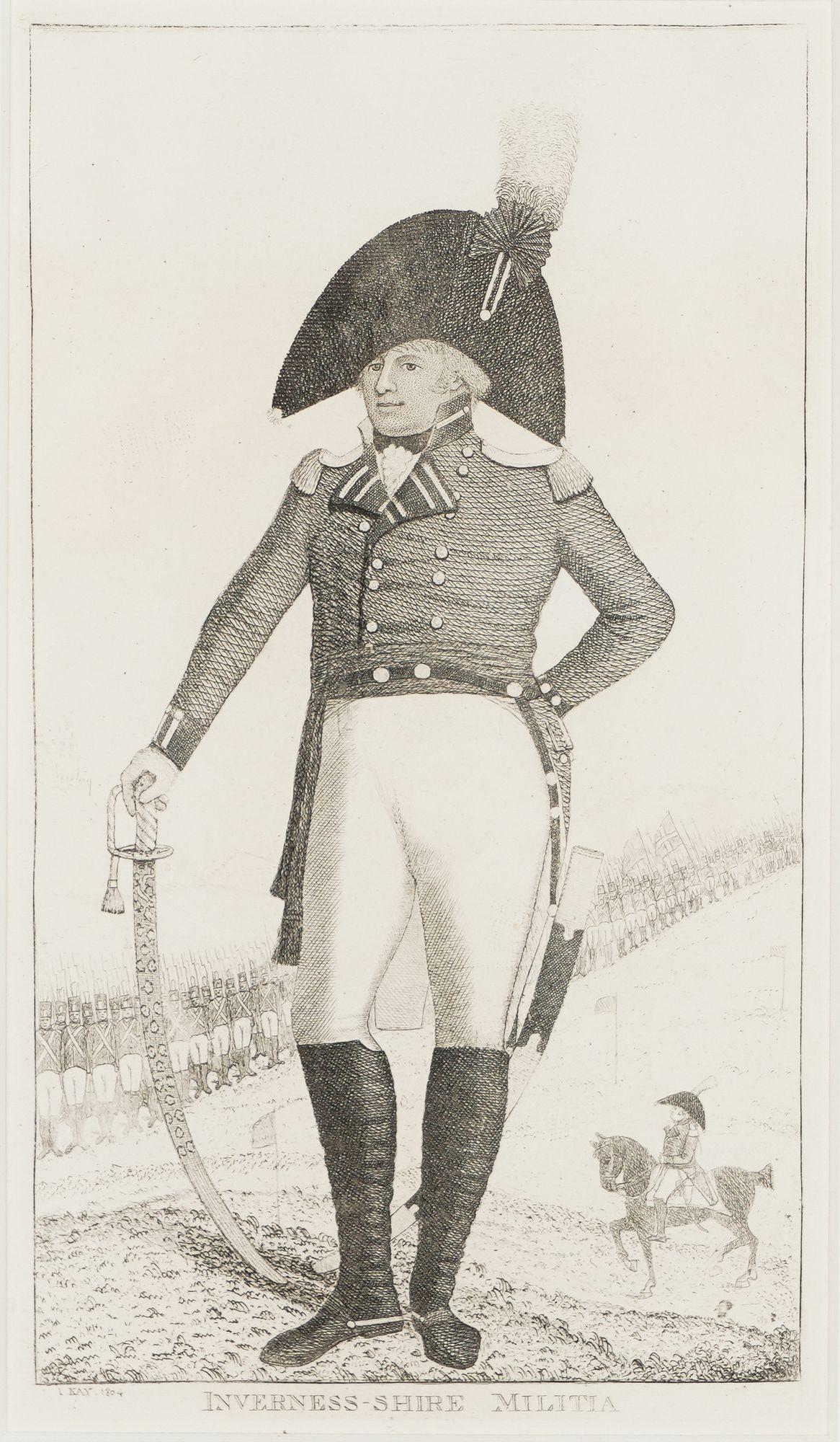 Die Hon. Francis William Grant of Grant von John Kay, 1804 (Britisch) im Angebot