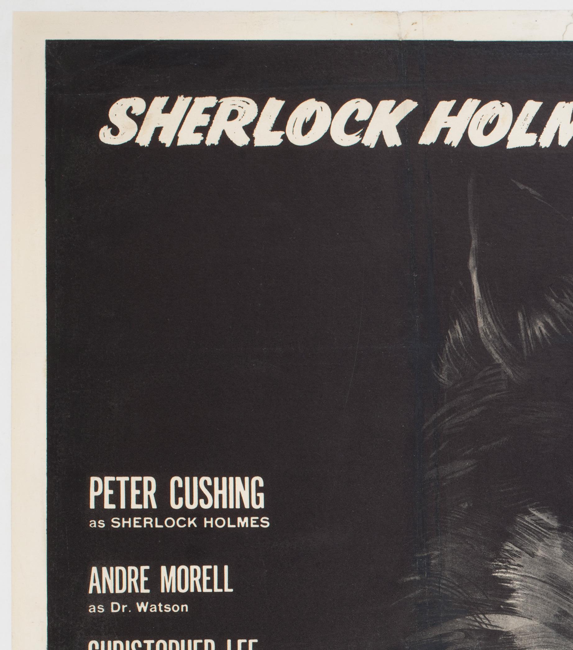 British The Hound of the Baskervilles 1959 UK Quad Film Poster For Sale