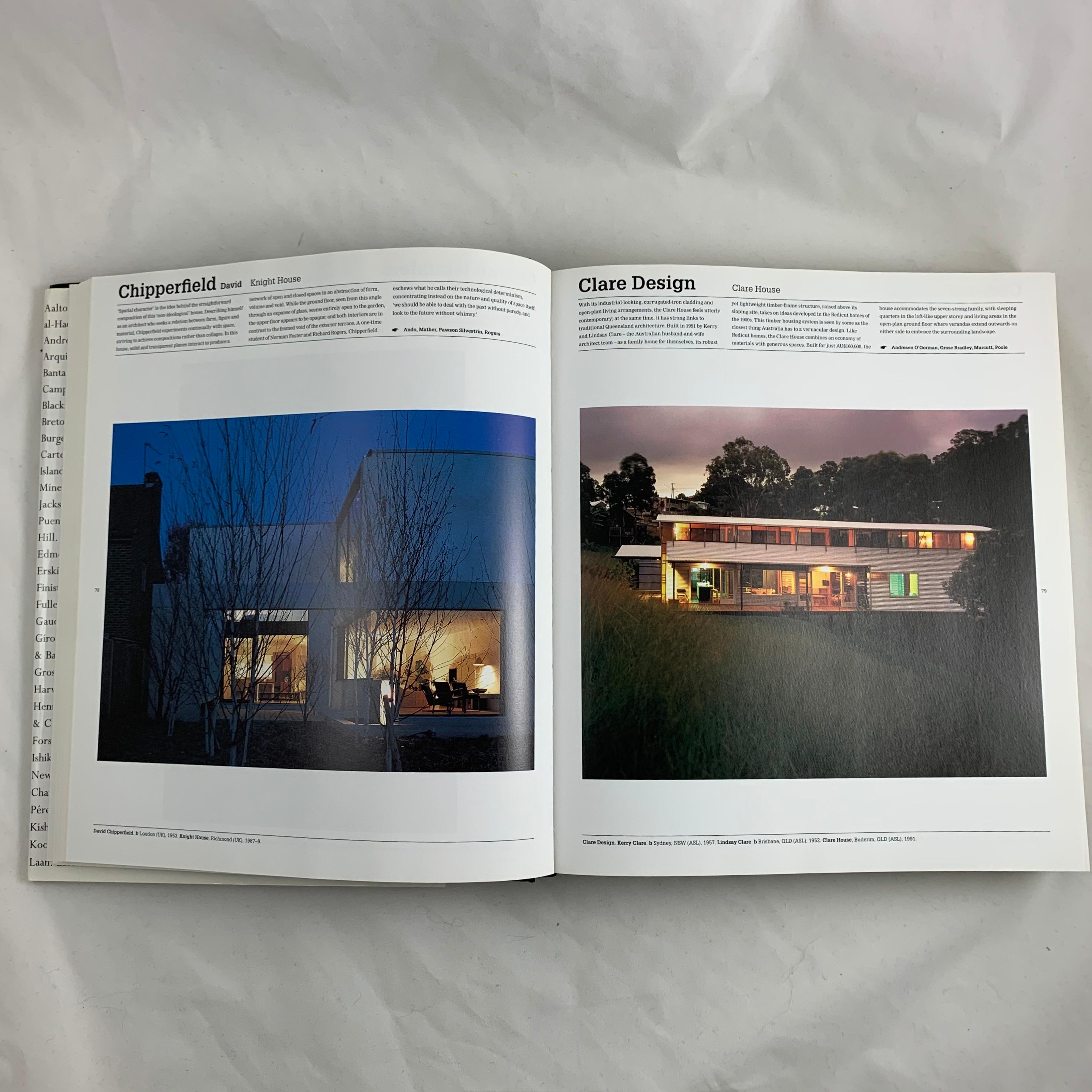 Contemporary The House Book, Phaidon Press 2001, Coffee Table Architecture and Design Book