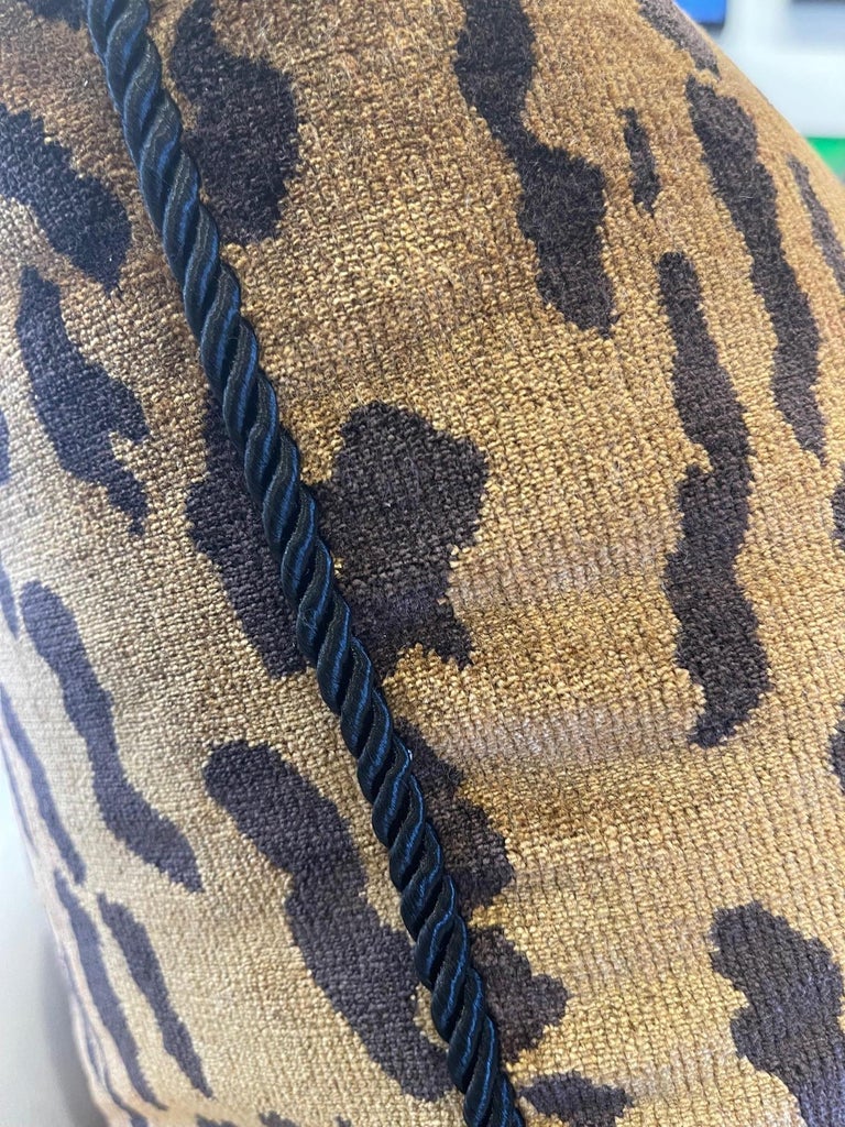 The House of Scalamandre Leopard Luxury Pillow For Sale at 1stDibs