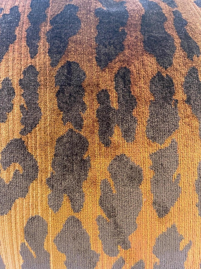 The House of Scalamandre Leopard Luxury Pillow For Sale at 1stDibs