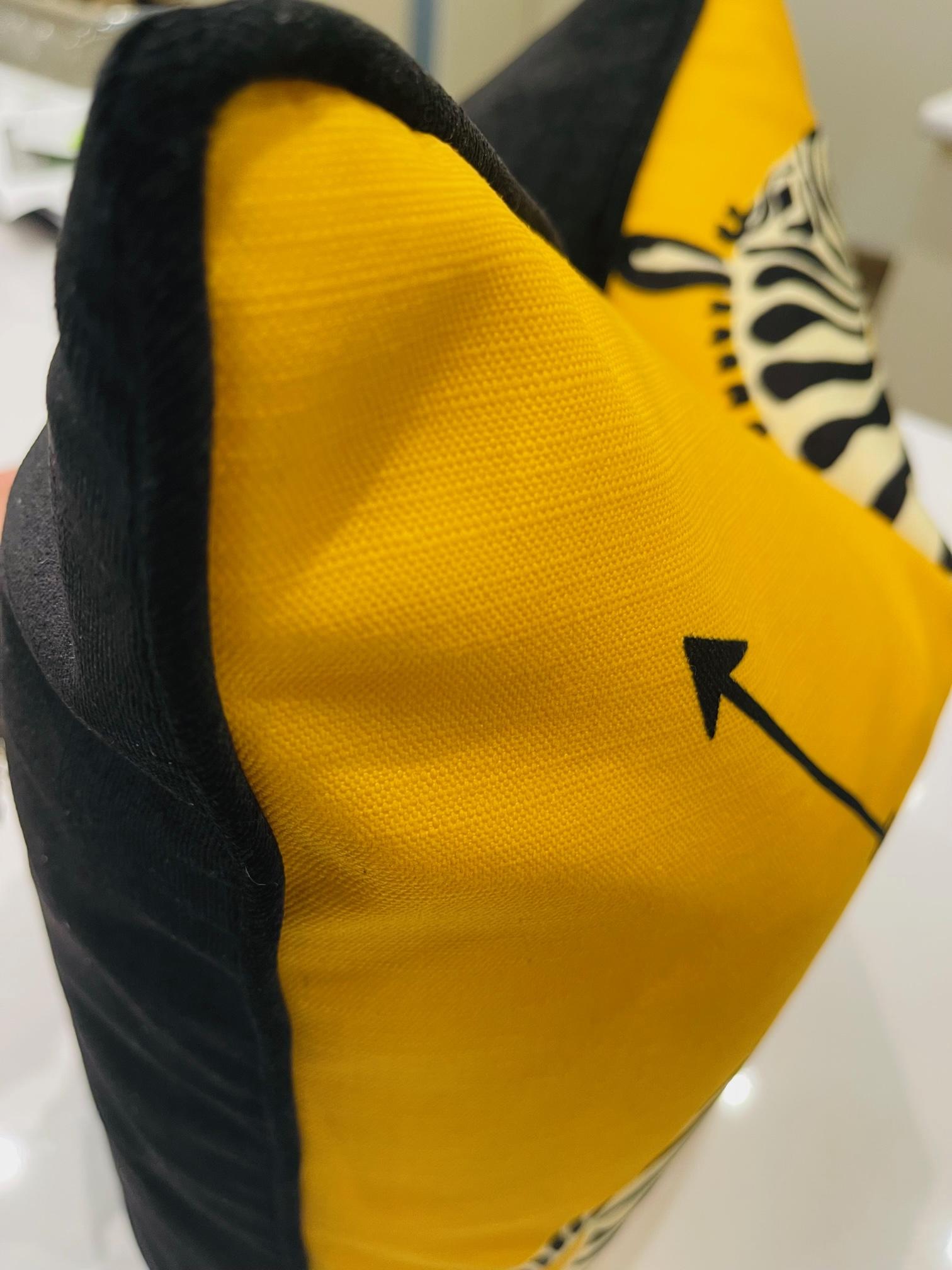 scalamandre zebra pillow