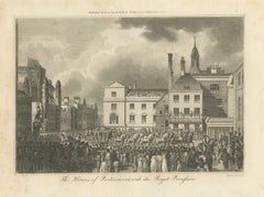 The Houses of Parliament with the Royal Procession, 1804