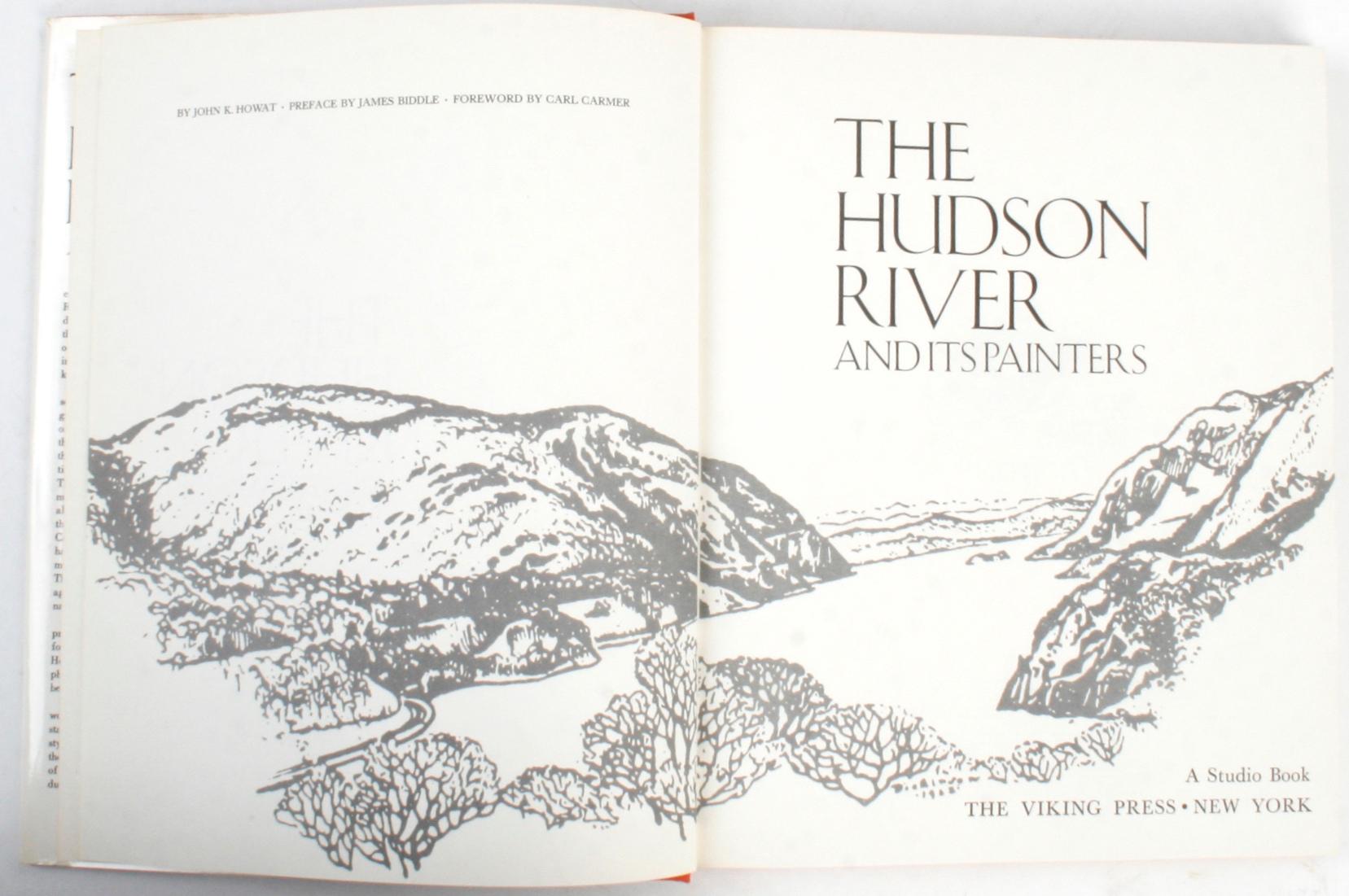 The Hudson River And Its Painters, first edition hardcover with dust jacket. Viking Press, New York, 1972. This book offers an opportunity to enjoy the work of the pioneering group of landscape painters in the last century, who were known as 