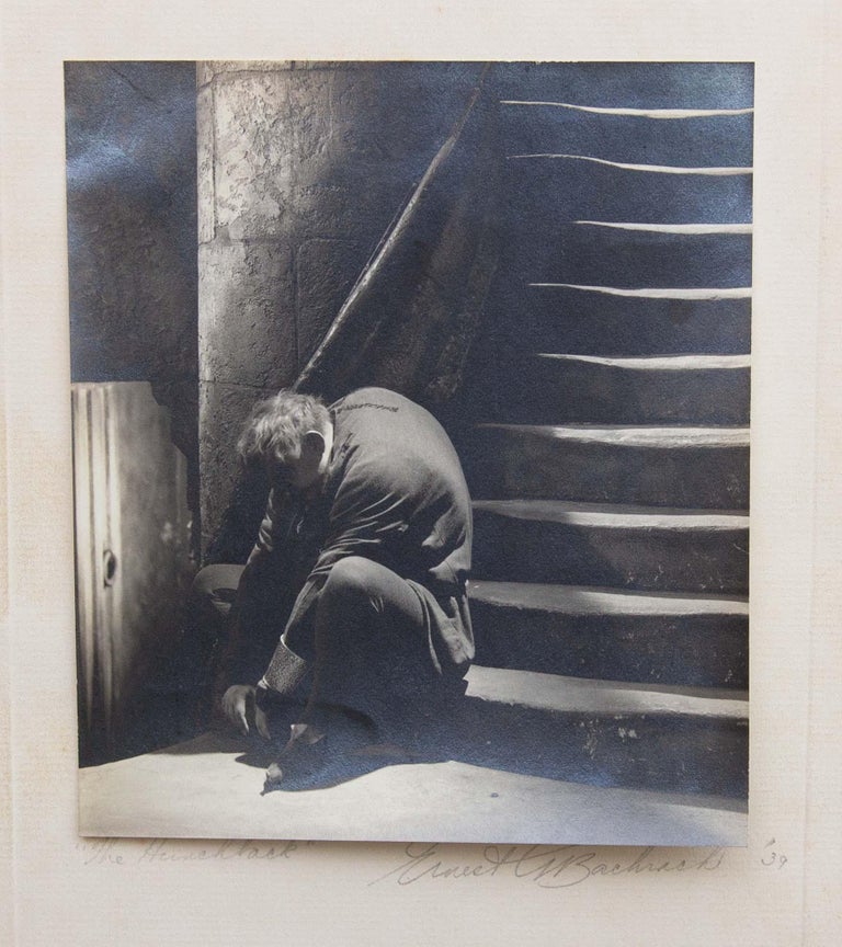 The Hunchback of Notre Dame. Original 1939 movie program. Cover with original silver gelatin photograph of Charles Laughton as the hunchback by Ernest Bachrach. Signed. Overall size: 8