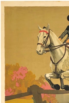 LA CAZA A LO LARGO DE LA LÍNEA DE LA COSTA NORTE Cartel de viaje antiguo original de 1926