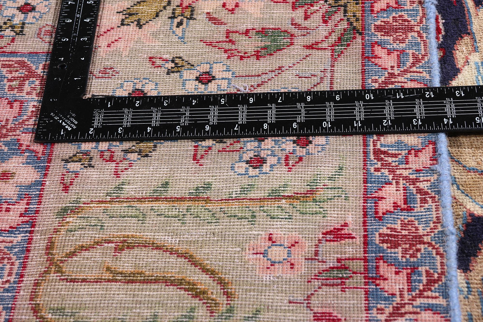 Die Jagd der Könige: Ein persisches Vintage-Najafabad-Meisterwerk von Mythos und Majestät im Angebot 1