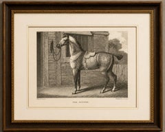 « Le chasseur », gravure équestre de style géorgien de Samuel Howitt, Angleterre, 1799