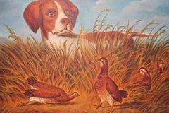 "The Hunter" Unsigned 20th Century Folk Art Oil Painting