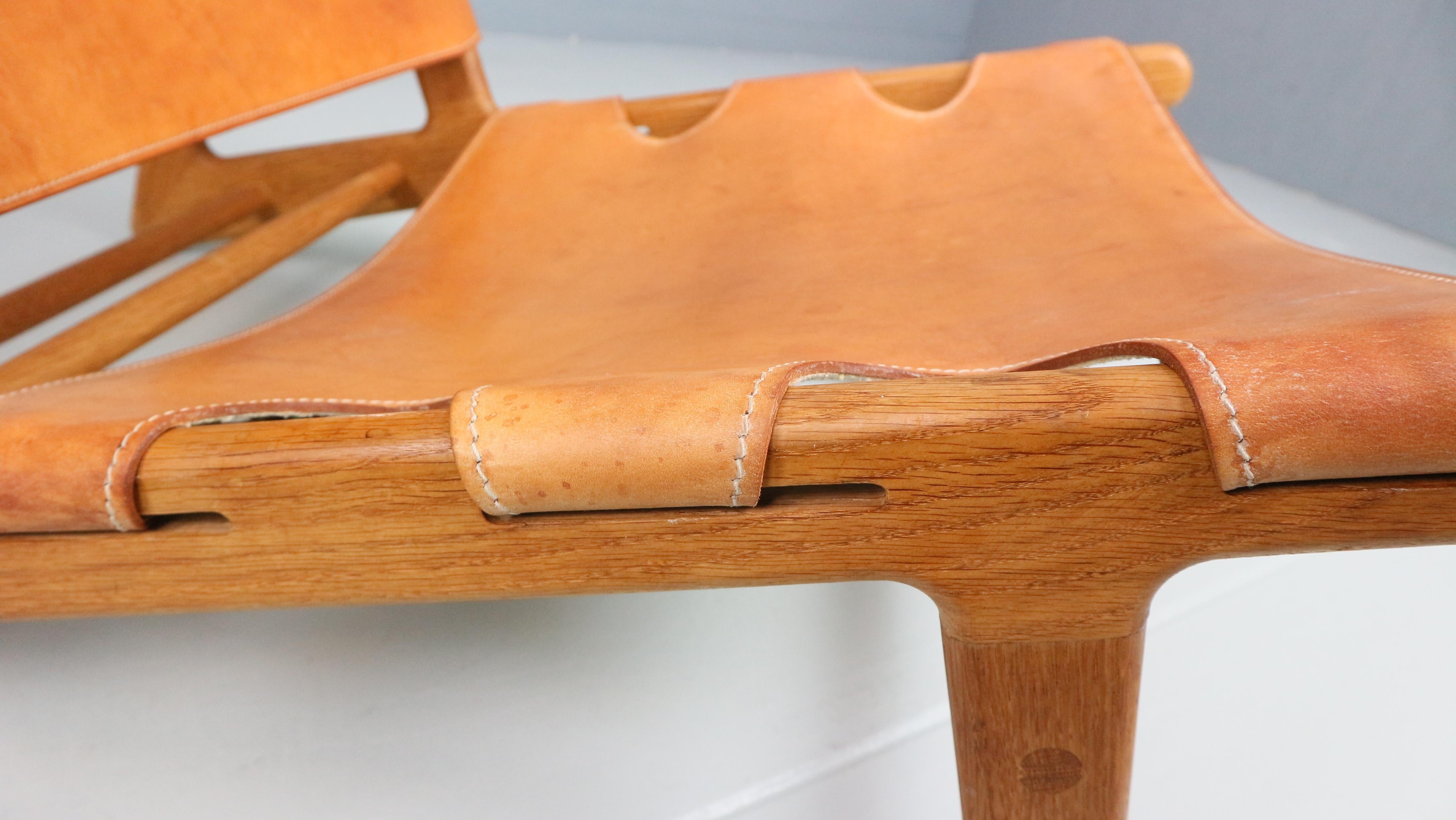 'The Hunting Chair' 2229 by Børge Mogensen, Fredericia Furniture 1970s For Sale 6