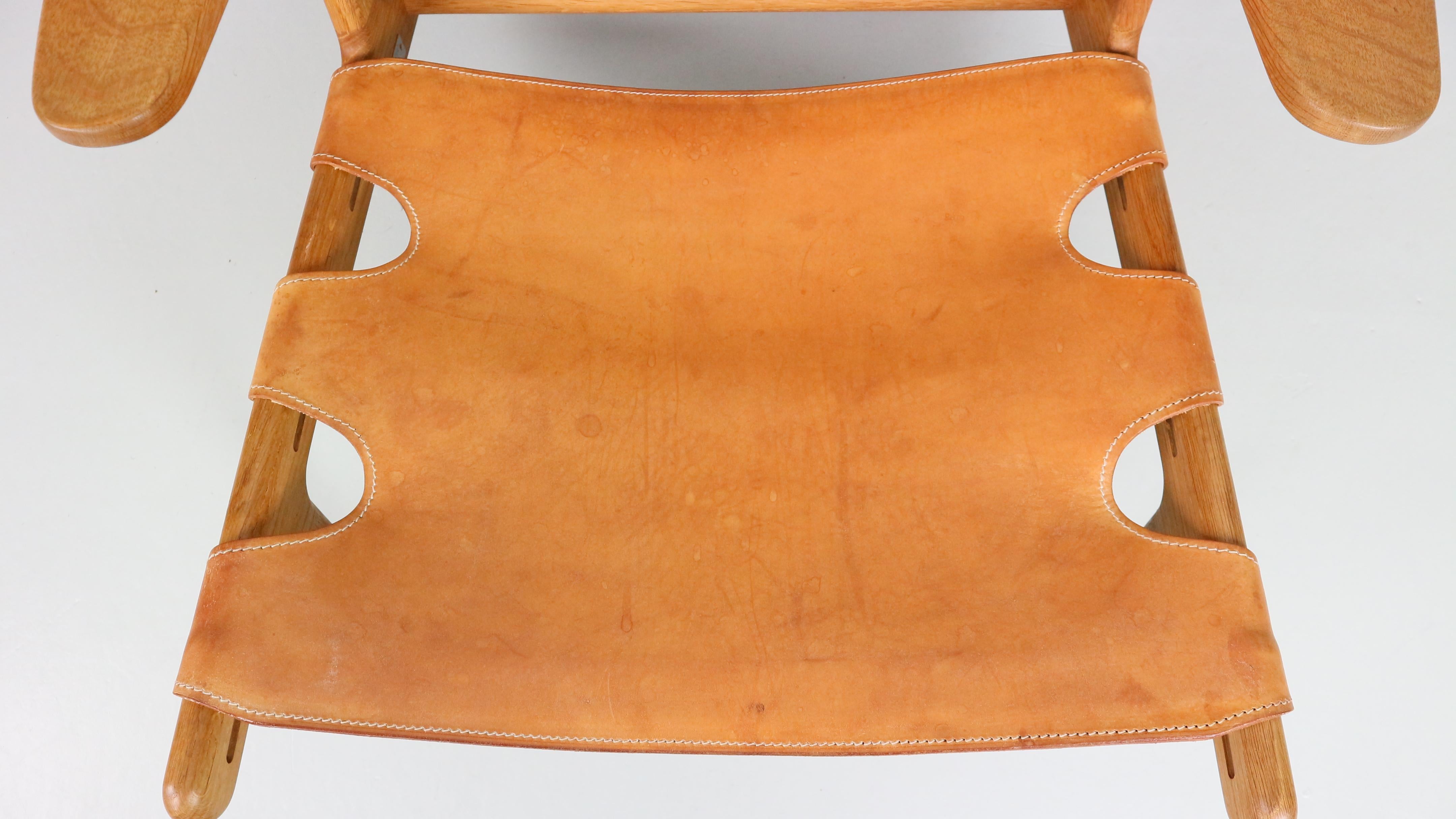 'The Hunting Chair' 2229 by Børge Mogensen, Fredericia Furniture 1970s For Sale 7